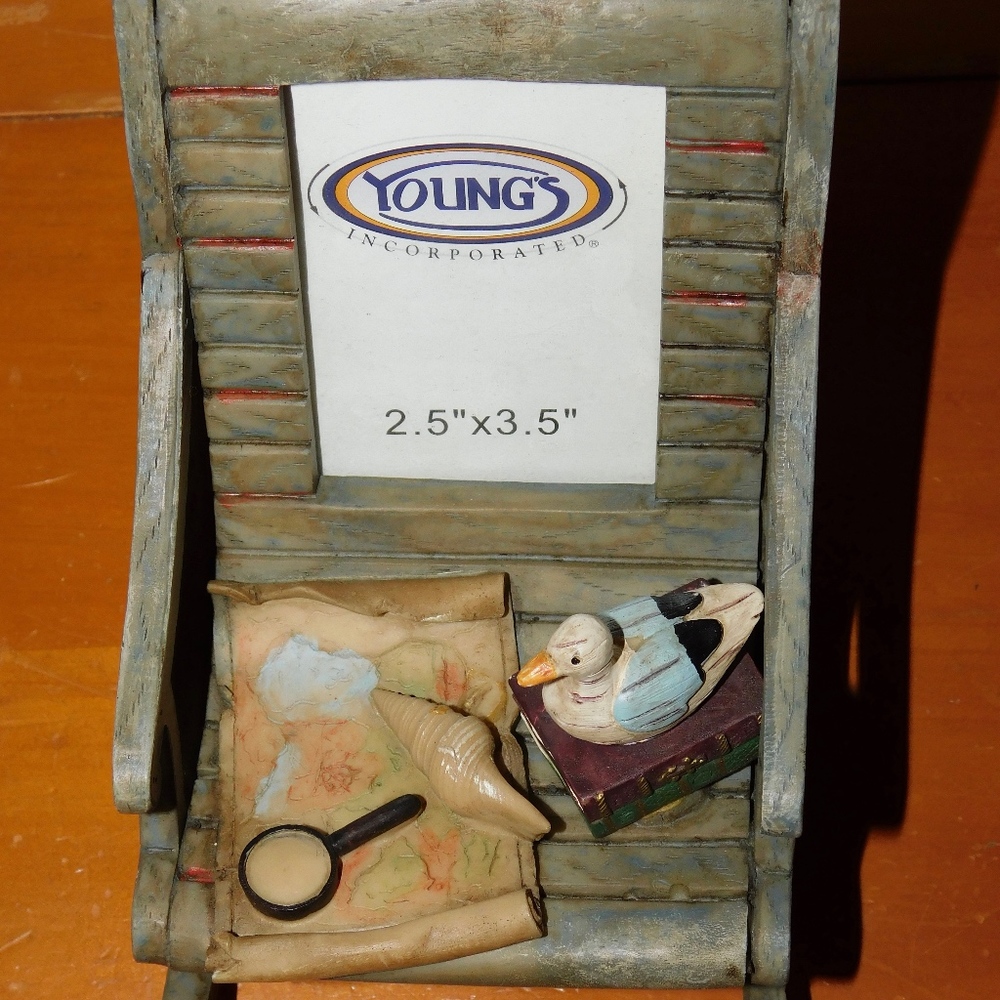 Young's Inc. Resin Rocking Chair Picture Frame - Picture 7 of 8